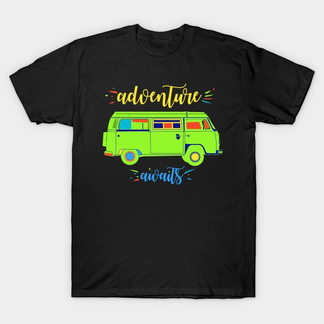 adventure awaits T-Shirt by BekimART